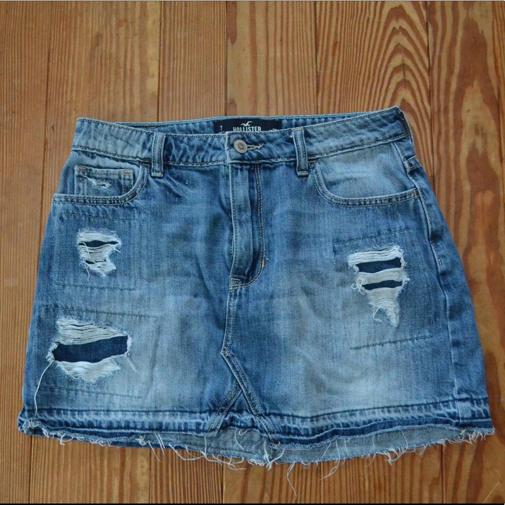 Jean Skirt high rise